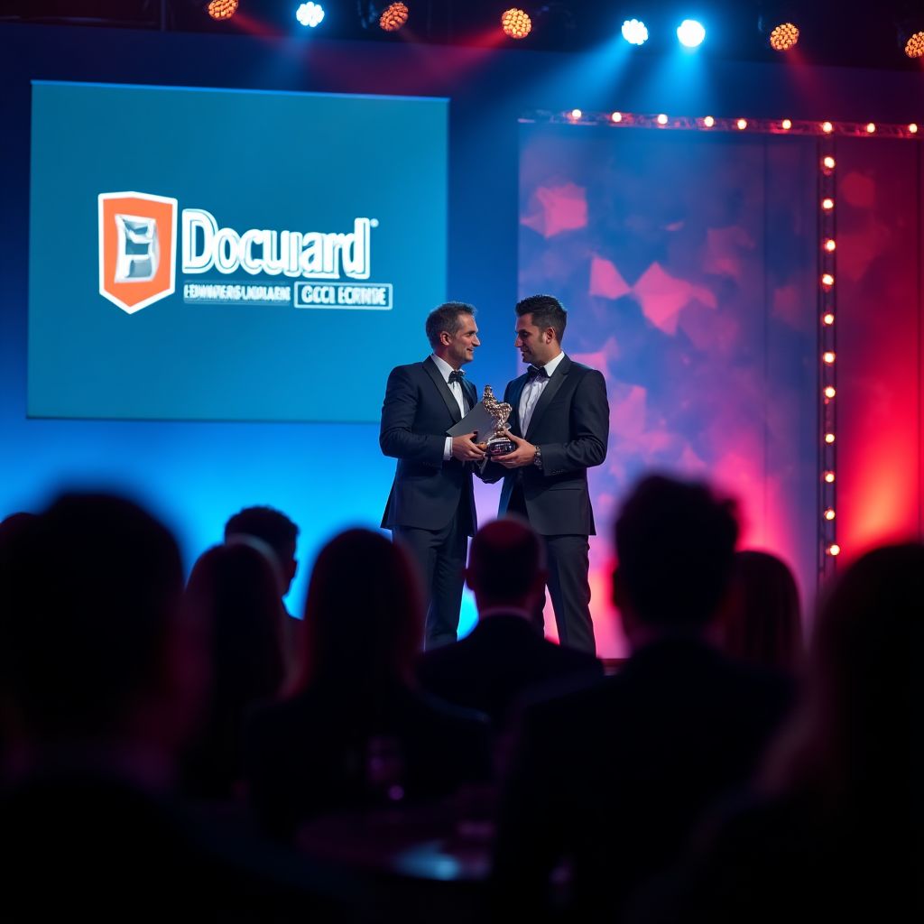Premiación de DocuGuard en evento del sector